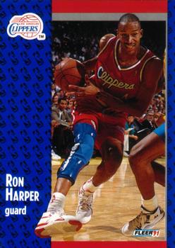 1991-92 Fleer #90 Ron Harper Front