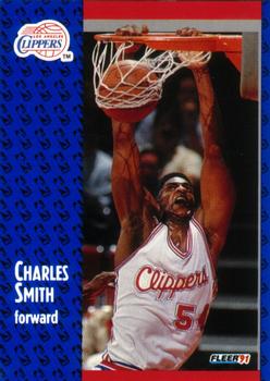 1991-92 Fleer #96 Charles Smith Front
