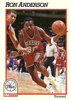 1991-92 Hoops #155 Ron Anderson Front