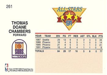 1991-92 Hoops #261 Tom Chambers Back