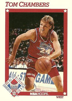 1991-92 Hoops #261 Tom Chambers Front