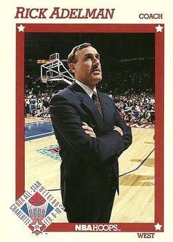 1991-92 Hoops #273 Rick Adelman Front