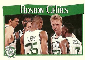 1991-92 Hoops #275 Boston Celtics Front