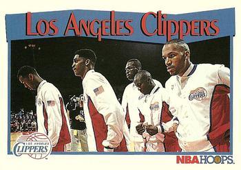 1991-92 Hoops #285 Los Angeles Clippers Front
