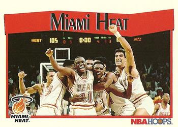 1991-92 Hoops #287 Miami Heat Front