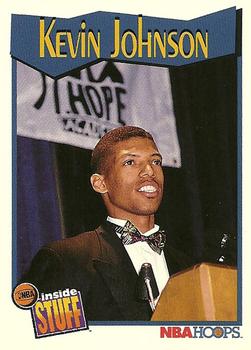 1991-92 Hoops #302 Kevin Johnson Front