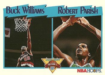 1991-92 Hoops #313 Buck Williams / Robert Parish Front