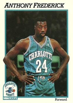 1991-92 Hoops #342 Anthony Frederick Front