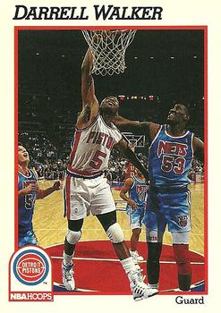 1991-92 Hoops #363 Darrell Walker Front