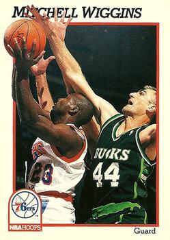 1991-92 Hoops #415 Mitchell Wiggins Front