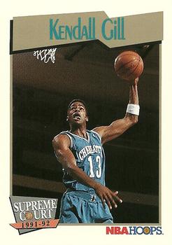 1991-92 Hoops #454 Kendall Gill Front