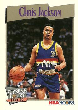 1991-92 Hoops #461 Chris Jackson Front