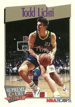 1991-92 Hoops #462 Todd Lichti Front