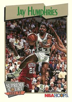 1991-92 Hoops #477 Jay Humphries Front