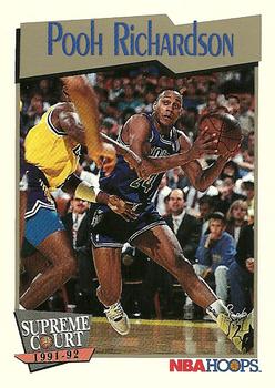 1991-92 Hoops #480 Pooh Richardson Front