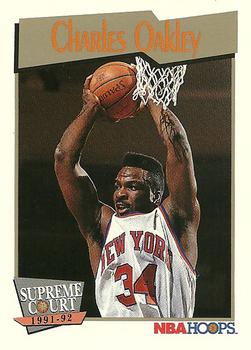 1991-92 Hoops #484 Charles Oakley Front