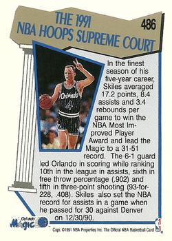 1991-92 Hoops #486 Scott Skiles Back