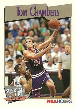 1991-92 Hoops #489 Tom Chambers Front