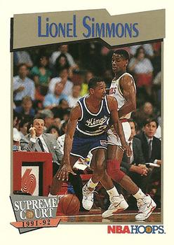 1991-92 Hoops #493 Lionel Simmons Front