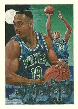 1991-92 Hoops #518 Tony Campbell Front