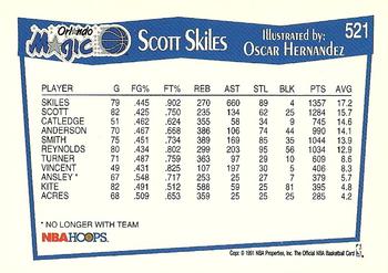 1991-92 Hoops #521 Scott Skiles Back