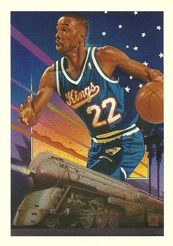 1991-92 Hoops #525 Lionel Simmons Front