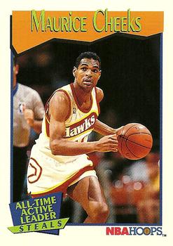 1991-92 Hoops #533 Maurice Cheeks Front