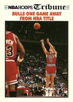 1991-92 Hoops #541 Bulls One Game Away From NBA Title Front