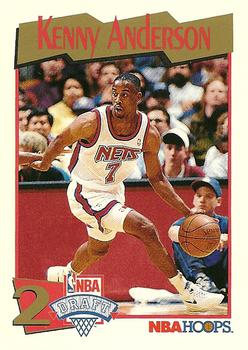 1991-92 Hoops #547 Kenny Anderson Front