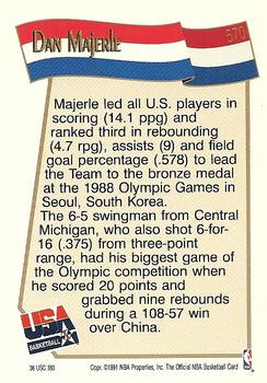 1991-92 Hoops #570 Dan Majerle Back