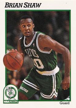 1991-92 Hoops #17 Brian Shaw Front
