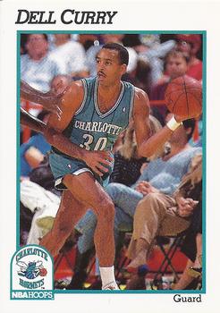 1991-92 Hoops #20 Dell Curry Front