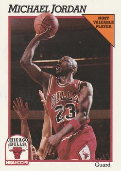 1991-92 Hoops #30 Michael Jordan Front