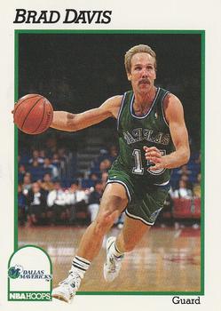 1991-92 Hoops #44 Brad Davis Front