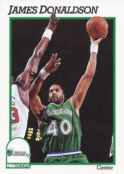 1991-92 Hoops #45 James Donaldson Front
