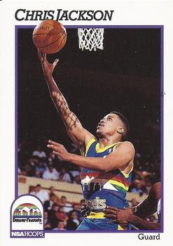 1991-92 Hoops #52 Chris Jackson Front