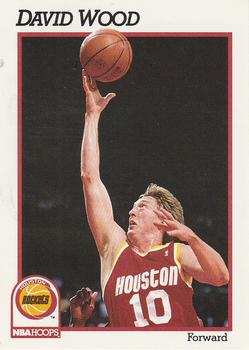 1991-92 Hoops #82 David Wood Front