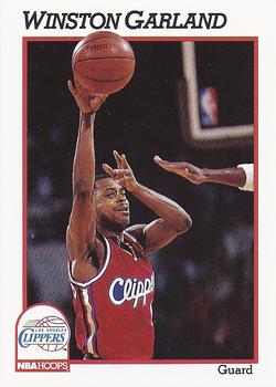 1991-92 Hoops #91 Winston Garland Front