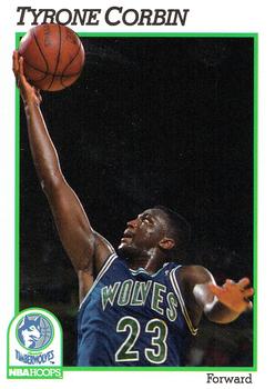 1991-92 Hoops #125 Tyrone Corbin Front
