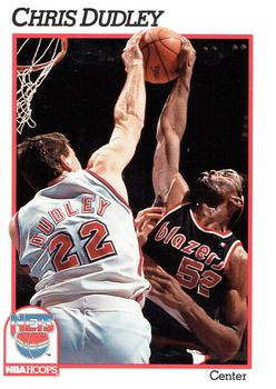 1991-92 Hoops #135 Chris Dudley Front