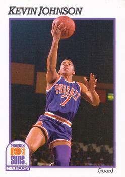 1991-92 Hoops #165 Kevin Johnson Front
