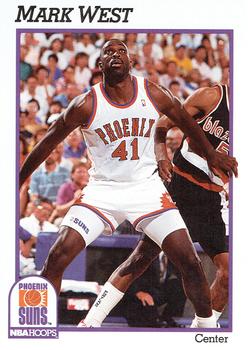 1991-92 Hoops #170 Mark West Front