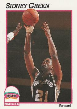 1991-92 Hoops #191 Sidney Green Front