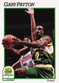 1991-92 Hoops #202 Gary Payton Front