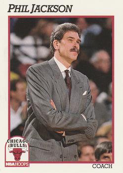 1991-92 Hoops #224 Phil Jackson Front