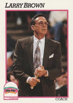 1991-92 Hoops #244 Larry Brown Front