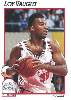1991-92 Hoops #381 Loy Vaught Front