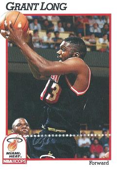1991-92 Hoops #387 Grant Long Front