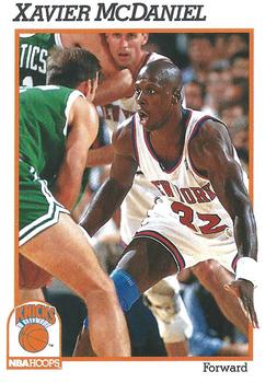 1991-92 Hoops #403 Xavier McDaniel Front