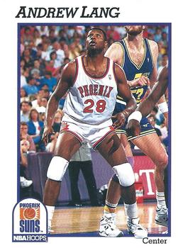 1991-92 Hoops #419 Andrew Lang Front